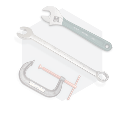 Miniature on sale spanner set