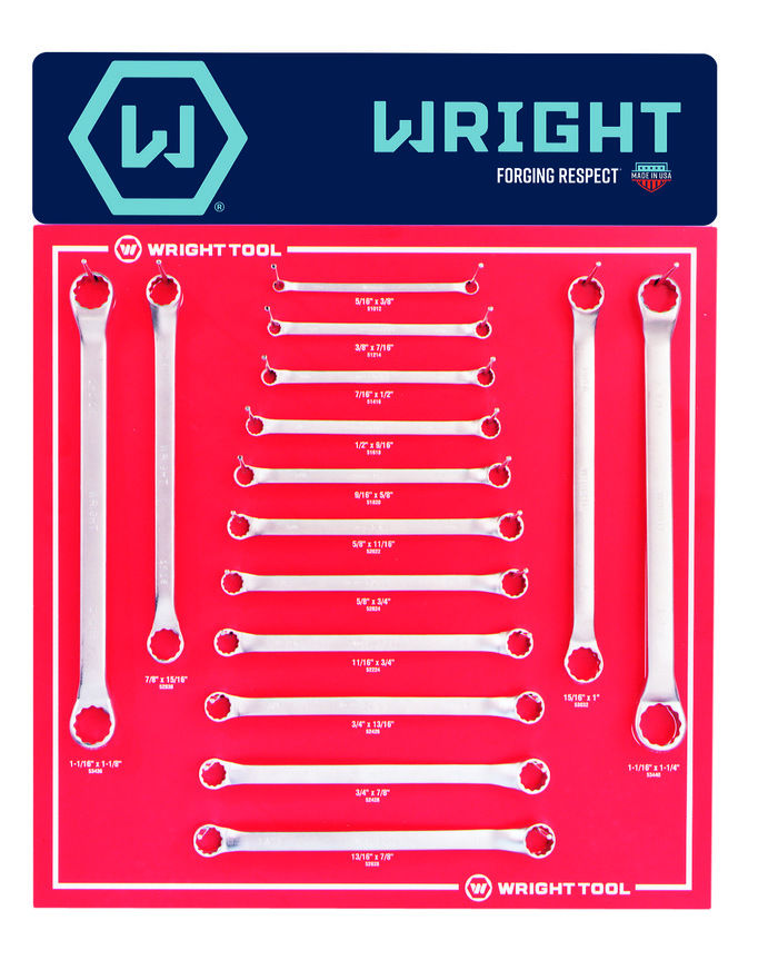 7/8 x 15/16 7/8 x 15/16 Wright Tool 52830 12 Point Standard Double Offset Box End Wrench 