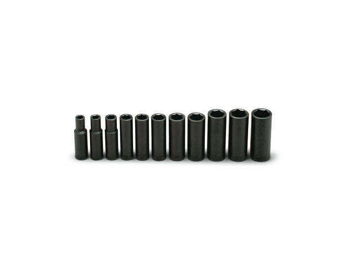 Wright Tool 218 1/4 Drive 18 Pieces Standard Socket Set 6&8-Point