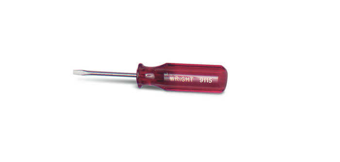 Wright Tool Cushion Grip Cabinet Tip Screwdrivers Large Cushion Grip Handle
