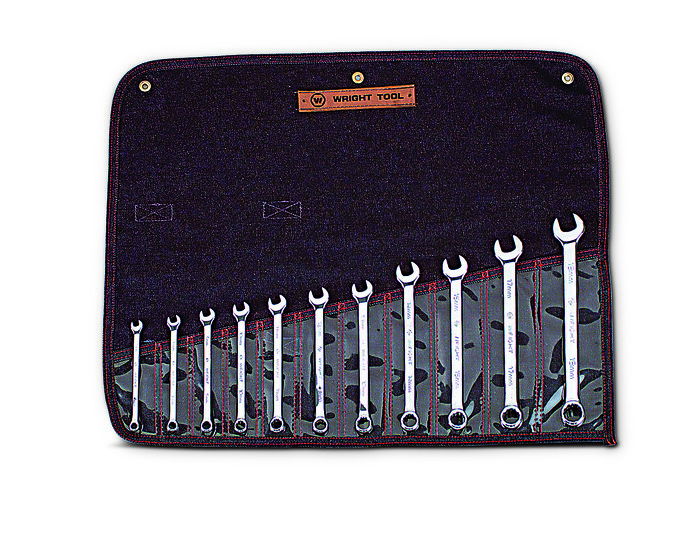 Wright Tool & Forge - Combination Wrench Set: 28 Pc, Metric