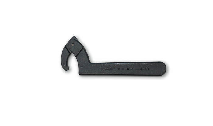 Wright Tools Details about   4-1/2" to 6-1/4" Adjustable Pin Spanner  Wrench 