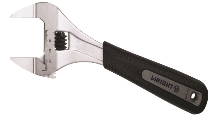 Wright Tool 9AB06 Adjustable Wrench, Max. Capacity 15/16, Black  Industrial, 6 OAL, 9AB Series