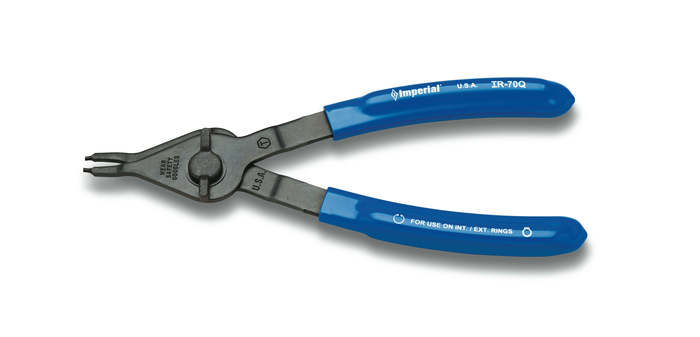 Wright Tool 9H1221S Retaining Ring Plier with Adjustable Stop and Replacement Tips 