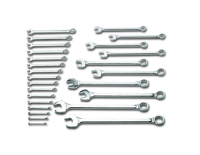 Wright Tool 12 Point Flat Stem Combination Wrenches, 1/2 in